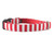 Candy Cane Stripe Bow Tie Dog Collar