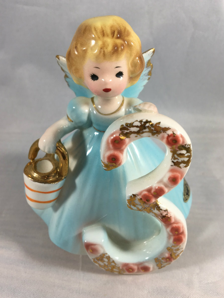 Art & Collectibles Vintage Josef Originals Birthday Angel Figurines