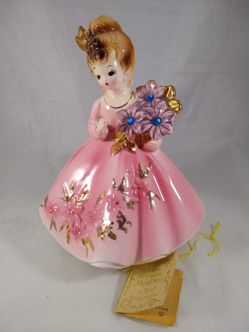 Sepember Music Box Vintage Josef Originals Birthday Dolls Angels