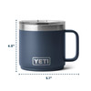 Identify YETI Coffee Mug with Lid - 14 OZ - Dimensions