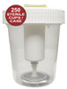 Sterile Urine Vacuum Collection Specimen Cups 120ML by Identify Health - Graduation Scale, Screw Lid, Individually Sealed