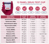 DrugTect 12 Panel Fentanyl Drug Test Cup - DEVICE INFO AND DETECTION TIMES CHART