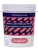 14 Panel Drug Test Cup with a CLIA WAIVED FEN FYL Panel and 6 Adulterations - DrugTect - LABEL ON WITH LID REMOVED