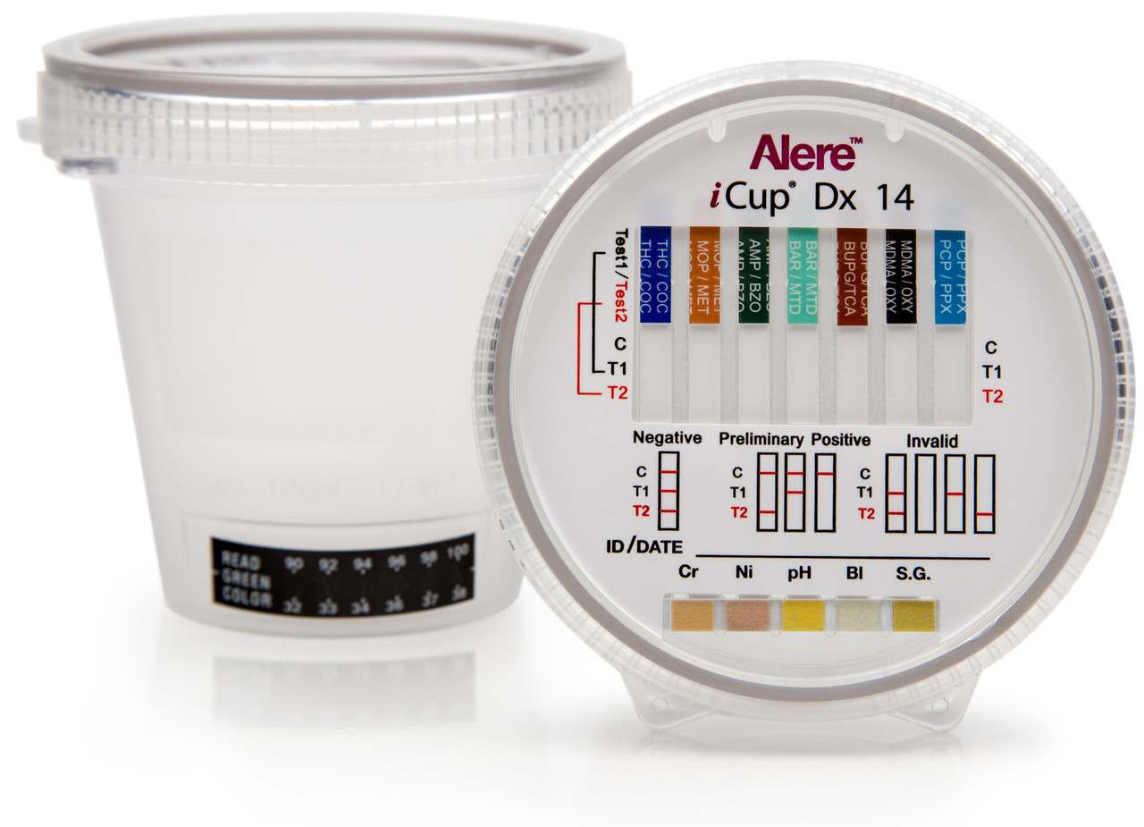 14 Panel Drug Test Cup iCup DX CLIA Waived Medical Distribution Group