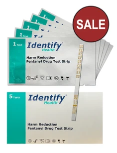 Identify Health Harm Reduction Fentanyl Drug Test Strip - SALE