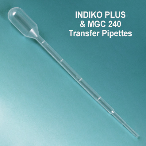 Transfer Pipettes 137035 for Indiko Plus and MGC 240 Analyzer