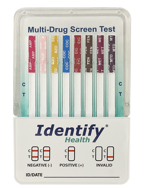 Identify Health  - 12 Panel Fentanyl Drug Test Dip Card with ETG, FEN, TRA