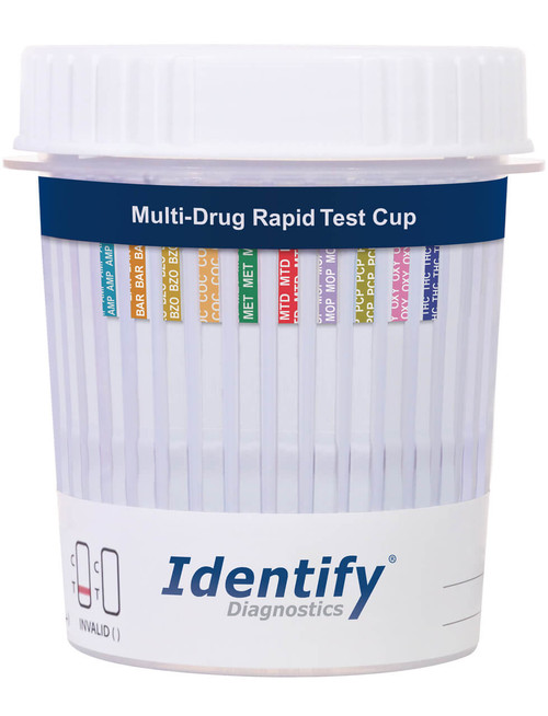 Identify Diagnostics  - 10 Panel Drug Test Cup - CLIA Waived, OTC Cleared