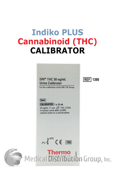 DRI Cannabinoid THC Calibrator Indiko Plus 1398 | Medical Distribution Group