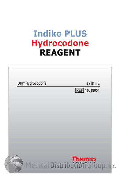 DRI Hydrocodone Reagent Indiko Plus 10018054 | Medical Distribution Group