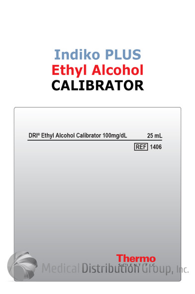 DRI Ethyl Alcohol Calibrator Indiko Plus 25mL 100 mg/dL 1406 | Medical Distribution Group