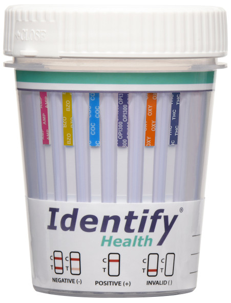 Identify Health  - 6 Panel Drug Test Cup - CLIA Waived, OTC Cleared