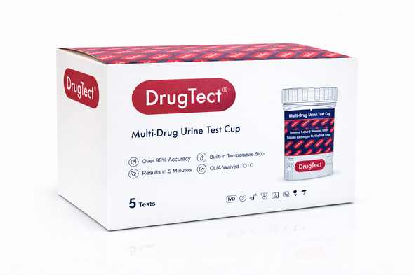 18 panel flat face cup 5 pack packaging for OTC