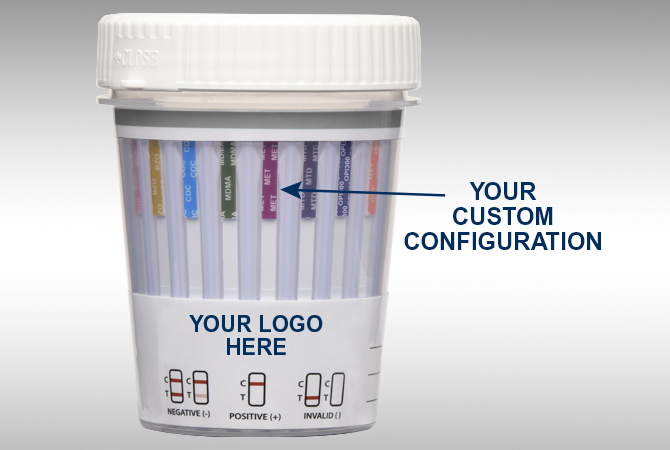 Custom Drug Test Cups, Dips, Devices
