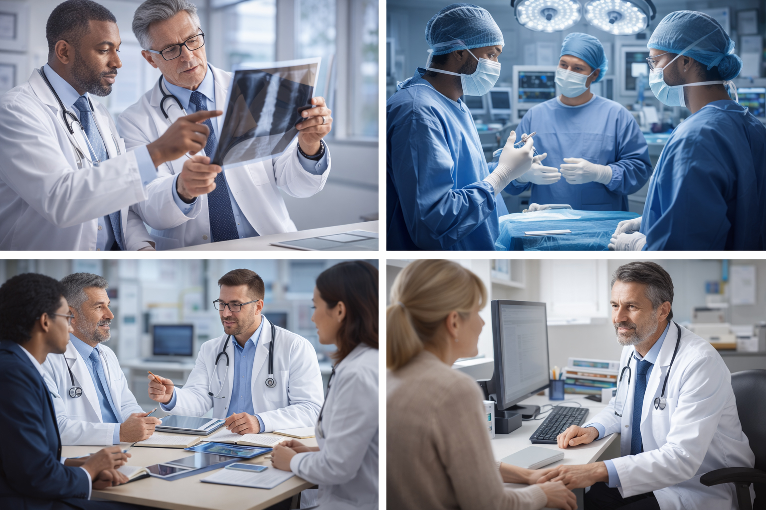 Doctor examining a urine sample