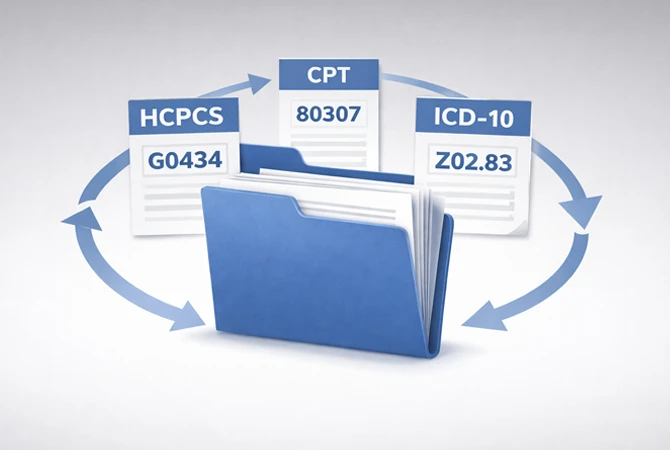 Drug Test Medical Billing Codes 2026