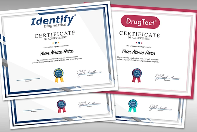 Drug Test Device Training Information