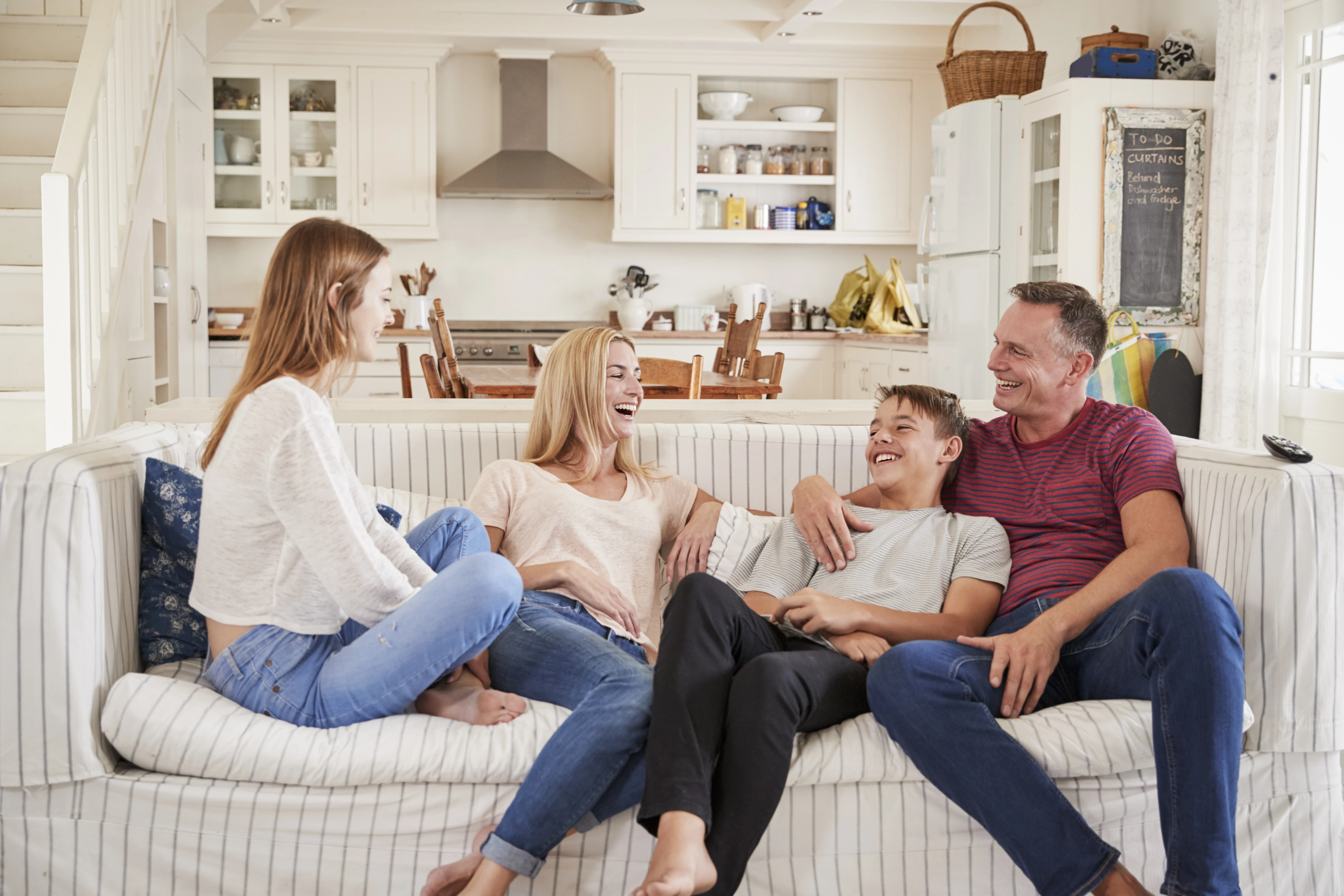 Family supporting a loved one
