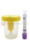 Set of Vacuum Urine Collection Cups with 5 ML Lavender Tube Vials