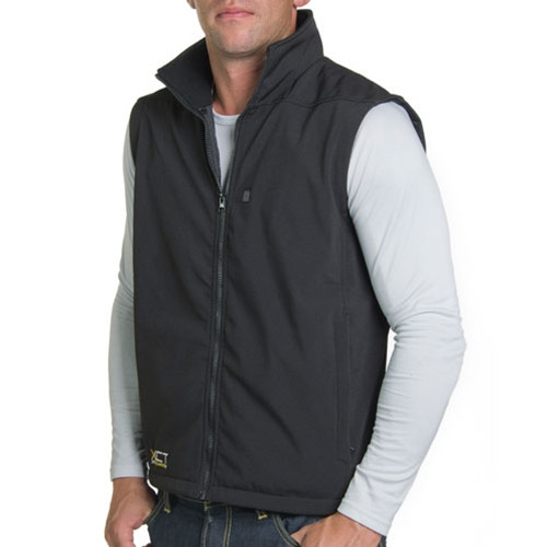 City Collection Soft Shell Heated Vest for Men, 9536