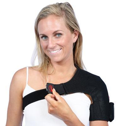 Rechargeable Infrared Heat Therapy Shoulder Wrap | Stop The Pain Before ...