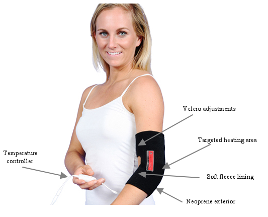 At-Home Infrared Heat Therapy Elbow Wrap