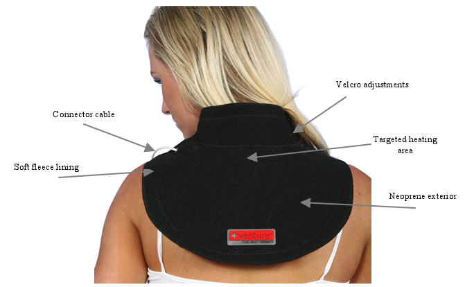 Plug-in Infared Heat Therapy Neck Wrap