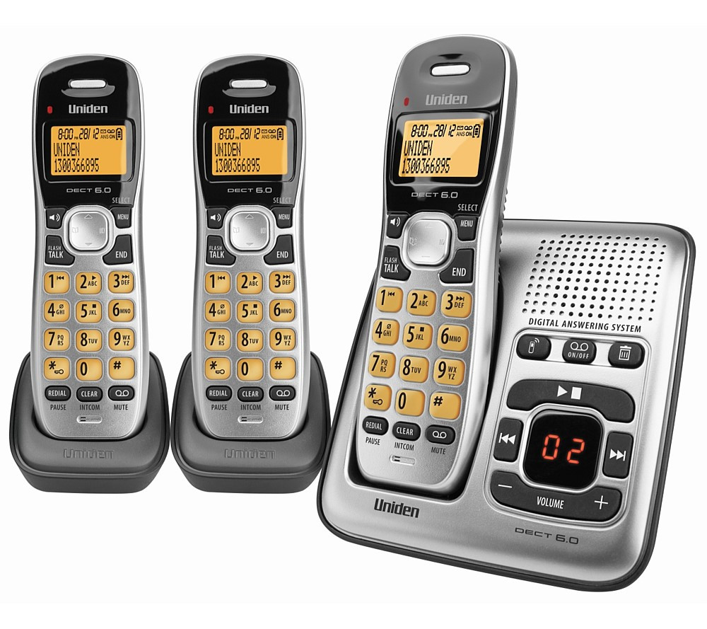 Uniden Cordless Phone Triple Pack Extreme Appliances
