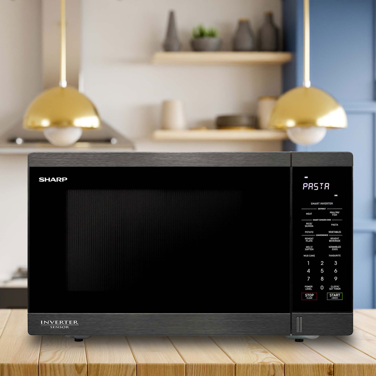 Sharp 34L Inverter Microwave Oven R395EBS Extreme Appliances