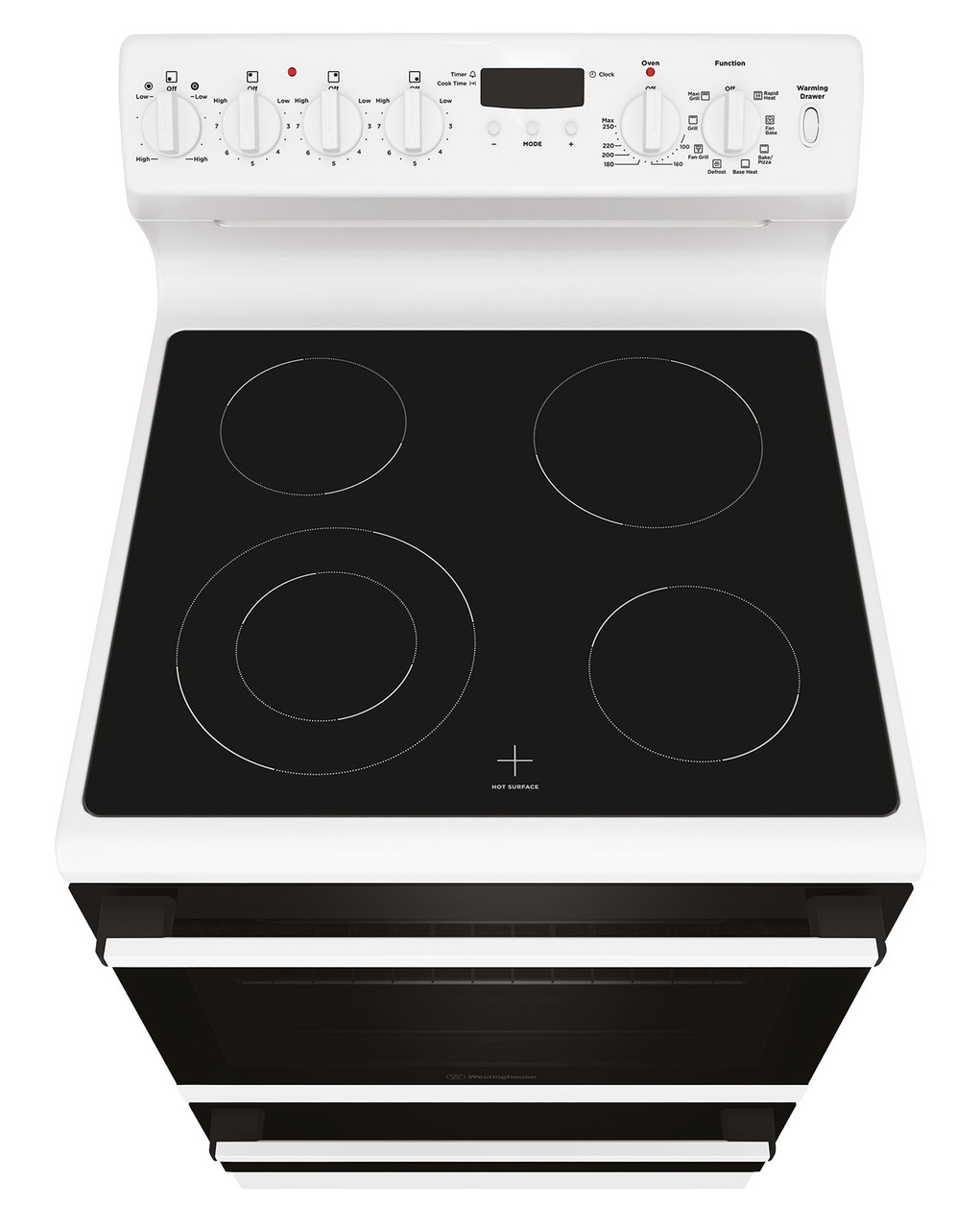 Westinghouse Freestanding Oven with Electric Cooktop WLE645WCB