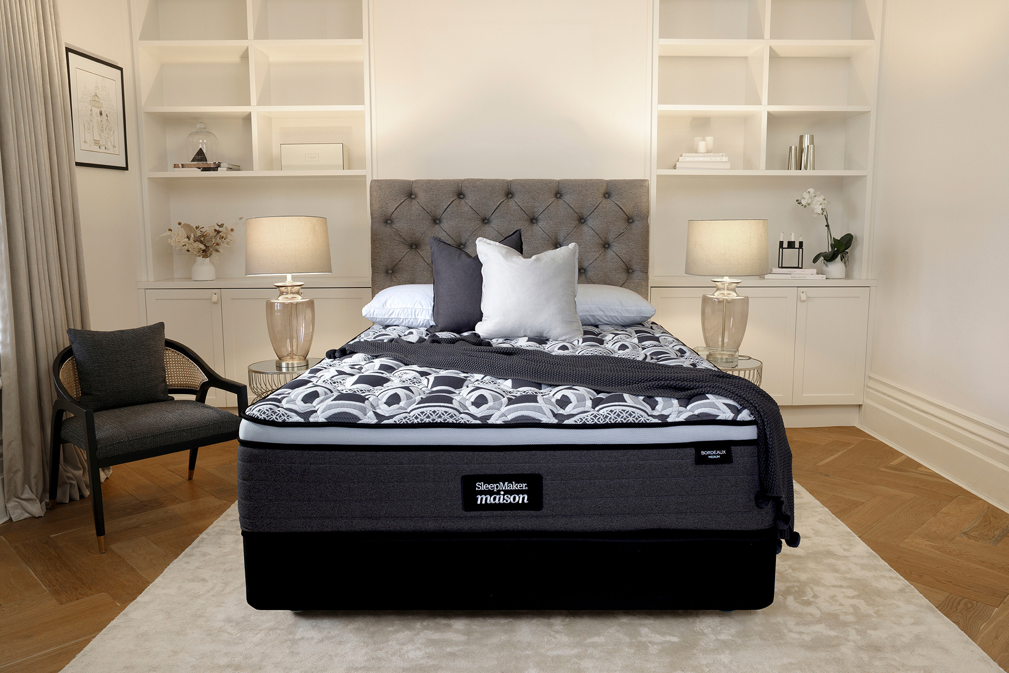 Sleepmaker Bordeaux Bed Queen Medium Extreme Appliances