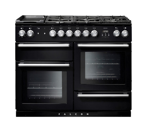 Falcon Nexus 110cm Dual Fuel Range Cooker Black NEX110DFBL