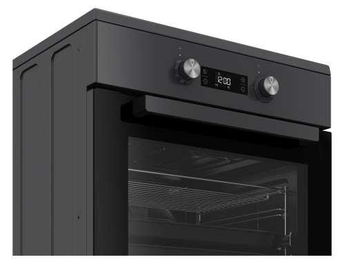 Beko BFC60IPAN 60cm Freestanding Oven with Induction Cooktop)