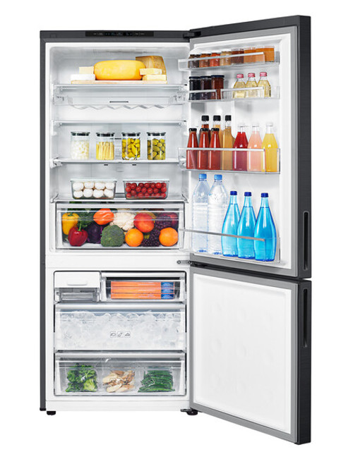 Samsung 427L Bottom Mount Fridge/Freezer Black SRL459MB