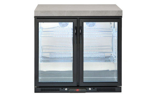 Crossray Outdoor Kitchen 4 Burner BBQ, Double fridge, Double Cabinet & Sink TC4K10