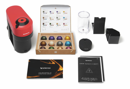 Breville Nespresso Vertuo Pop Bundle BNV150RED