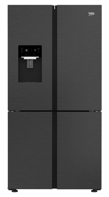 Beko 569L Quad Door Ice & Water Refrigerator BFR569DDX