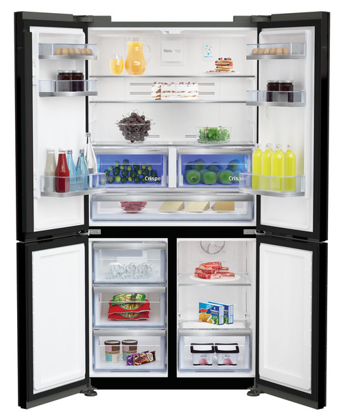 Beko 569L Quad Door Ice & Water Refrigerator BFR569DDX