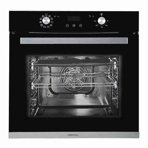 Parmco 600mm 80L 10 Function Oven Black OV16B10