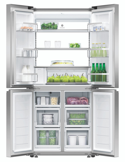 Fisher & Paykel 498L Quad Door Ice & Water Refrigerator RF500QNUX1