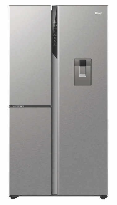 Haier 574L 3 Door Ice & Water Side By Side Refrigerator HRF575XHS