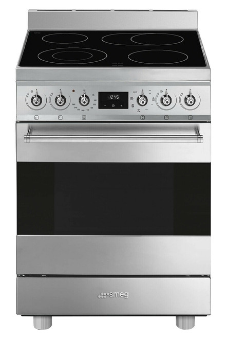 Smeg 60cm Freestanding Oven with Ceramic Cooktop CS6CMXA2