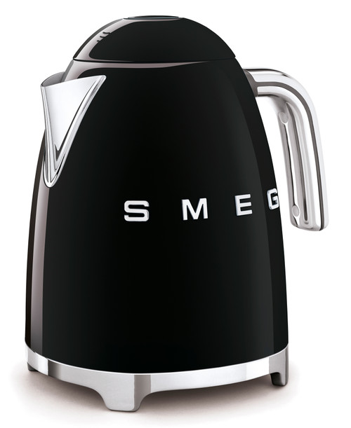 Smeg 1.7L Electric Kettle Black KLF03BLAU