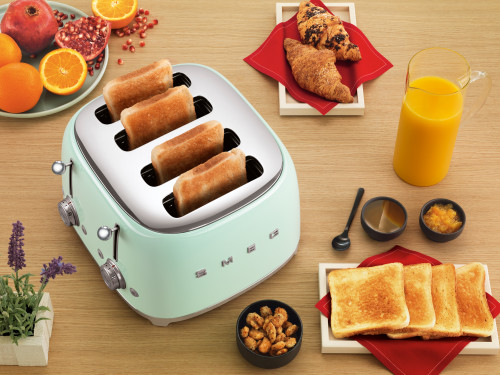 Smeg 4 Slice Toaster TSF03PGAU