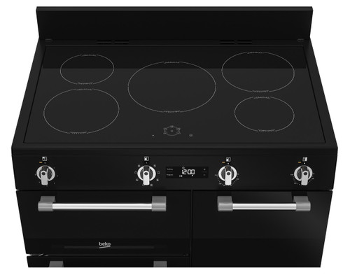 Beko Freestanding Multifunction Triple Oven Red BRC916IMBR