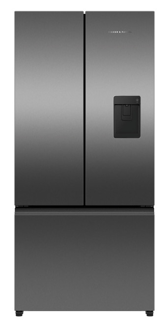 Fisher & Paykel 511L French Door Ice & Water Refrigerator - Black RF505ANUB1