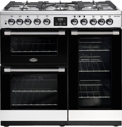 Belling CookCentre Deluxe 90cm Dual Fuel Range Cooker BCC900DFSS Belling CookCentre Deluxe 90cm Dual Fuel Range Cooker BCC900DFSS
