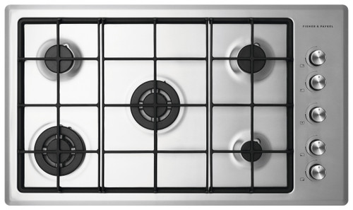 Fisher & Paykel Gas 5 Burner Cooktop LPG CG905CLPX2