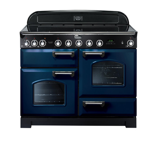 Falcon Classic Deluxe 110cm Induction Range Cooker Regal Blue Chrome CDL110EIRBCH