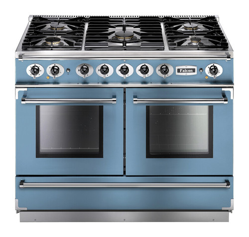 Falcon Continental 110cm 5 Burner Dual Fuel Range Cooker China Blue FCON1092DFCHB